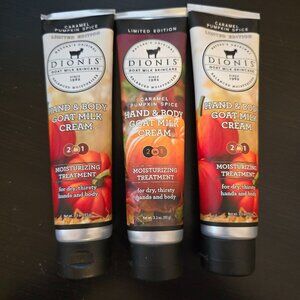 Dionis Caramel Pumpkin Spice Hand and Body Cream